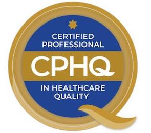 CPHQ CERTIFIED PROFESSIONAL IN HEALTHCARE QUALITY trademark