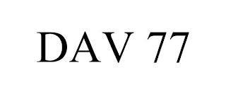 DAV 77 trademark