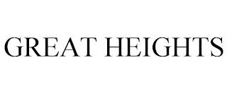 GREAT HEIGHTS trademark