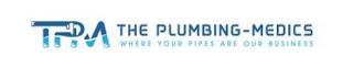 TPM THE PLUMBING-MEDICS WHERE YOUR PIPES ARE OUR BUSINESS trademark