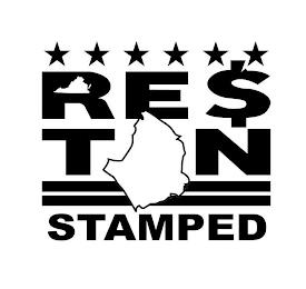 RES TON STAMPED trademark