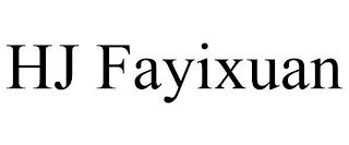 HJ FAYIXUAN trademark