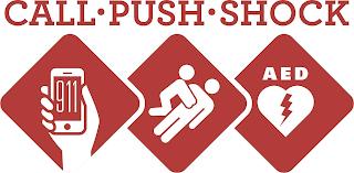 CALL PUSH SHOCK 911 AED trademark