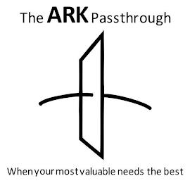 THE ARK PASSTHROUGH WHEN YOUR MOST VALUABLE NEEDS THE BEST trademark