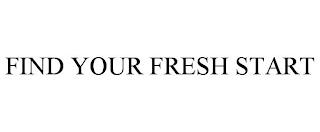 FIND YOUR FRESH START trademark