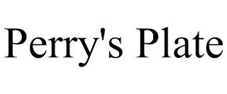 PERRY'S PLATE trademark