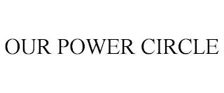 OUR POWER CIRCLE trademark