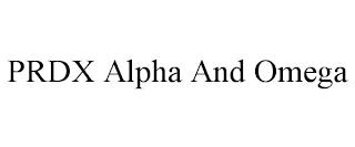 PRDX ALPHA AND OMEGA trademark