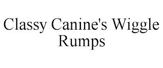 CLASSY CANINE'S WIGGLE RUMPS trademark