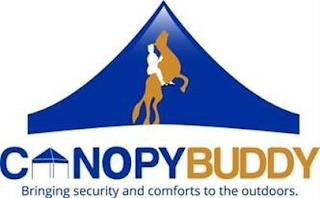 CNOPY BUDDY BRINGING SECURITY AND COMFORTS TO THE OUTDOORS. trademark