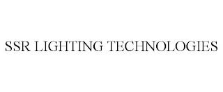 SSR LIGHTING TECHNOLOGIES trademark