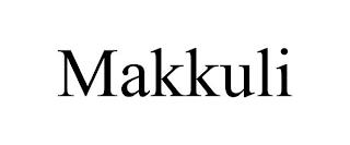 MAKKULI trademark