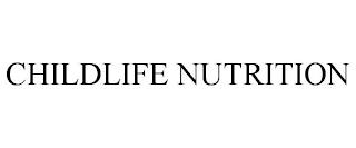 CHILDLIFE NUTRITION trademark