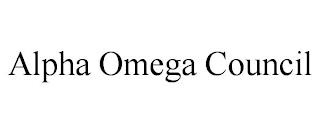 ALPHA OMEGA COUNCIL trademark