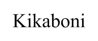 KIKABONI trademark