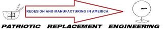 PATRIOTIC REPLACEMENT ENGINEERING, REDESIGN AND MANUFACTURING IN AMERICA trademark