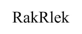 RAKRLEK trademark