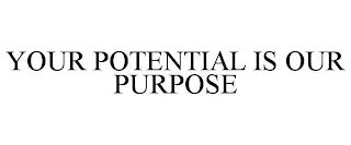 YOUR POTENTIAL IS OUR PURPOSE trademark