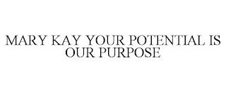 MARY KAY YOUR POTENTIAL IS OUR PURPOSE trademark