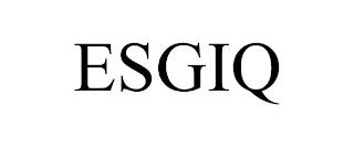 ESGIQ trademark