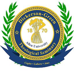 DICKERSON-GREEN THEOLOGICAL SEMINARY 1870 ALLEN UNIVERSITY COGITO · LABORO · AMO trademark