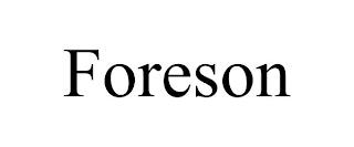 FORESON trademark