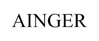 AINGER trademark