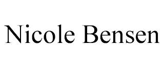 NICOLE BENSEN trademark