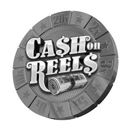 2X 3X 5X 8X 10X 15X 20X CASH ON REELS trademark