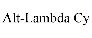 ALT-LAMBDA CY trademark