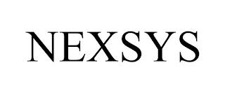 NEXSYS trademark