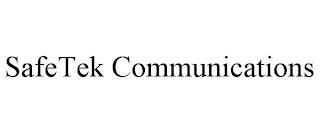 SAFETEK COMMUNICATIONS trademark