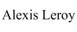 ALEXIS LEROY trademark