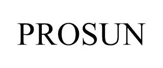 PROSUN trademark