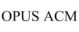 OPUS ACM trademark