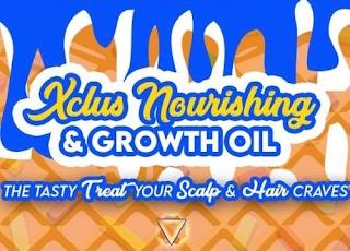 XCLUS NOURISHING & GROWTH OIL THE TASTY TREAT YOUR SCALP & HAIR CRAVES trademark