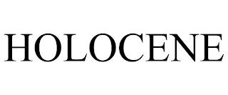 HOLOCENE trademark