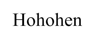 HOHOHEN trademark