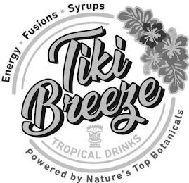 TIKI BREEZE POWERED BY NATURE'S TOP BOTANICALS trademark