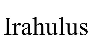 IRAHULUS trademark