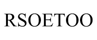 RSOETOO trademark