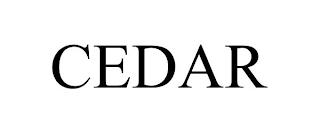 CEDAR trademark