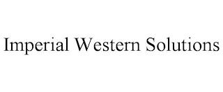 IMPERIAL WESTERN SOLUTIONS trademark