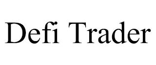 DEFI TRADER trademark