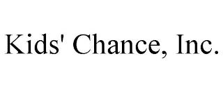 KIDS' CHANCE, INC. trademark