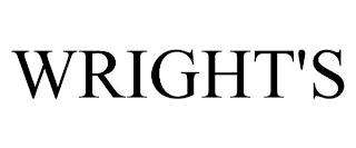 WRIGHT'S trademark