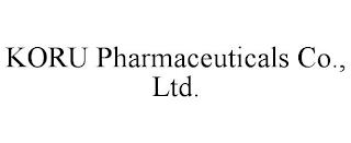 KORU PHARMACEUTICALS CO., LTD. trademark