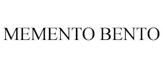 MEMENTO BENTO trademark