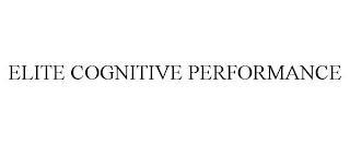 ELITE COGNITIVE PERFORMANCE trademark