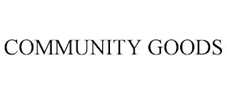 COMMUNITY GOODS trademark